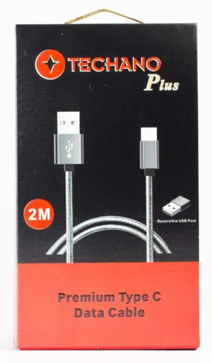 Techano Plus 2M Premium Type-C to Type-A Cable