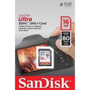 SanDisk Ultra SDHC 16GB 80MB/s