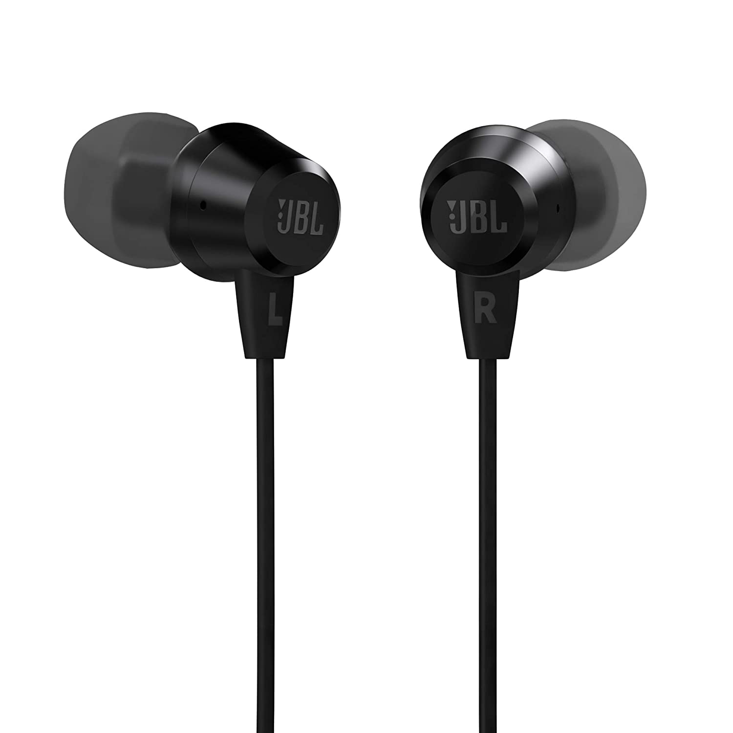 JBL C50HI In Ear Headphones Black & White