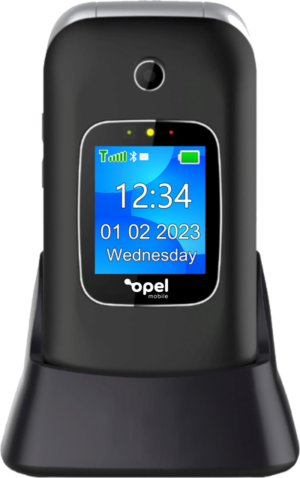 Opel 4G Flip Phone 6 Black