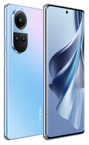 Oppo Reno 10 5G Dual Sim 256GB 6.7" Screen Ice Blue (NFC Enabled)