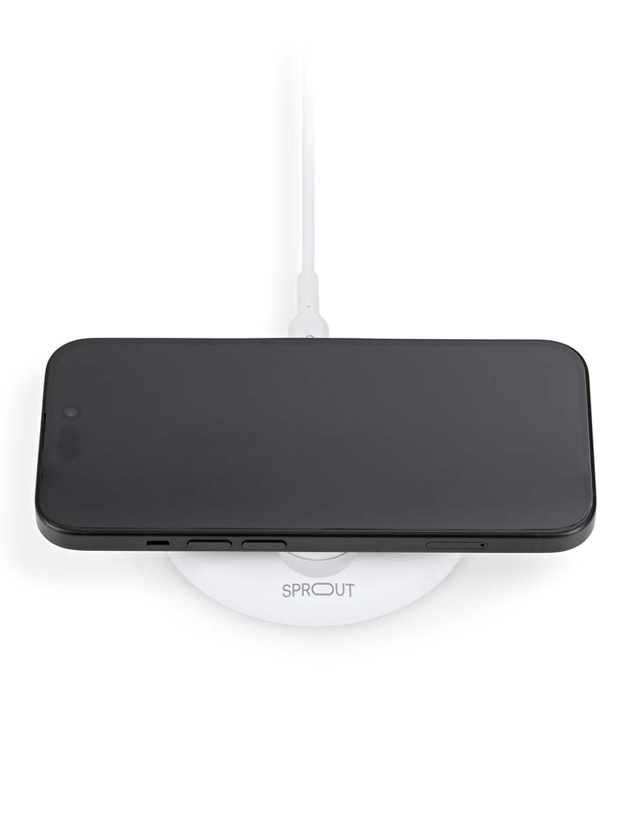 Sprout QI2 Foldable Wireless Charger White - Image 4